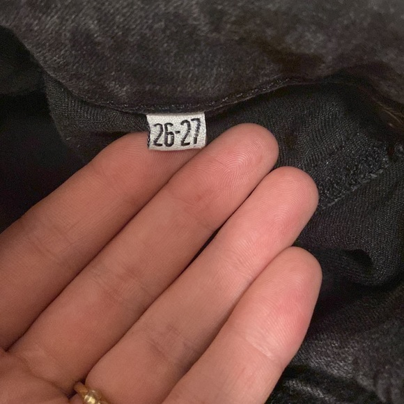 CHEAP MONDAY SUPER high rise stretchy jeans size 26-27 - Picture 5 of 6